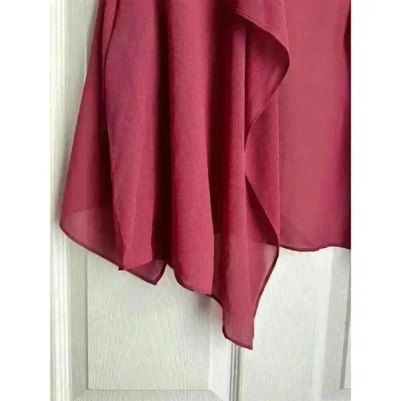 Kate Kasin Women Summer Cardigans Chiffon Loose Kimono Cape Mulberry Size XXL - Picture 3 of 5